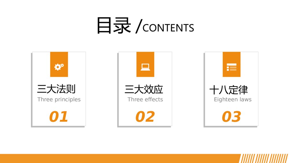 大气职场心理学培训课件PPT模板3