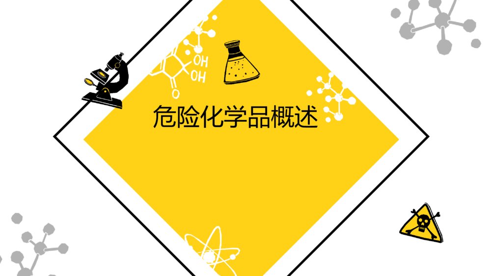危化品安全管理预防处理培训PPT模板3