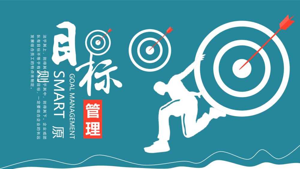 企业目标管理SMART原则PPT模板1