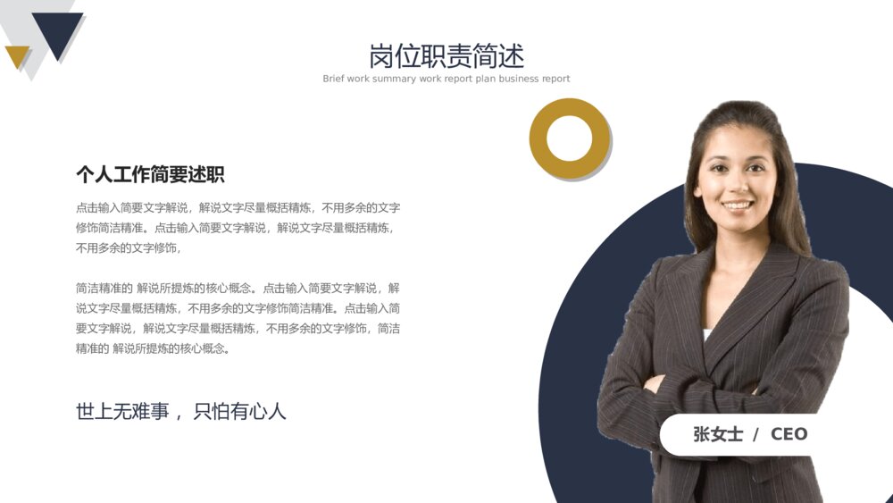 三角风大气工作规划介绍通用PT模板4