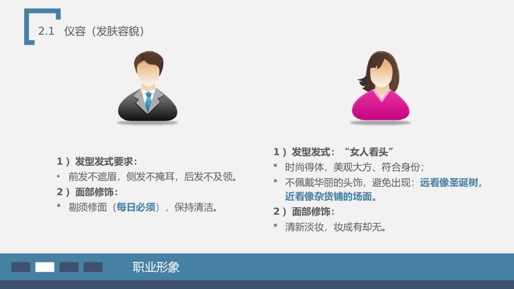 员工在职商务礼仪培训课件PPT模板9
