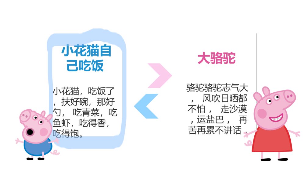 小猪佩奇教育PPT模板下载4