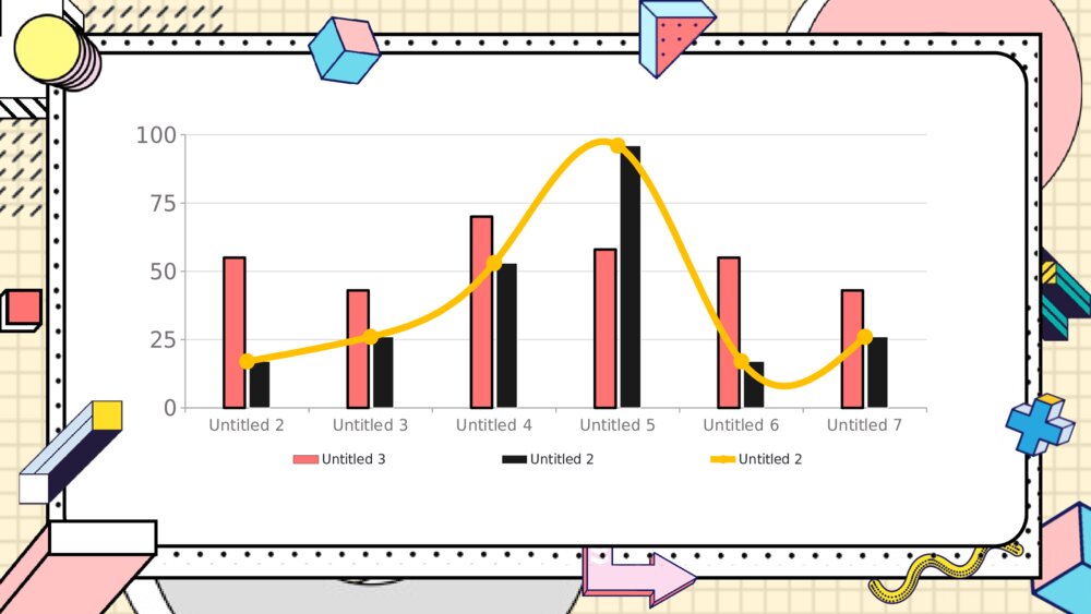时尚创意孟菲斯风格PPT模板5