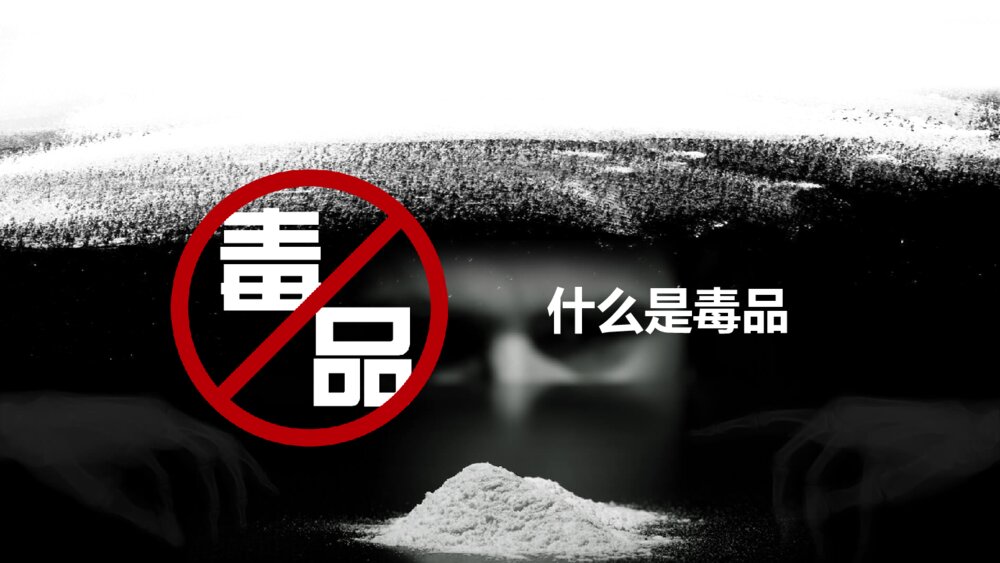 拒绝毒品禁毒教育课件PPT模板3