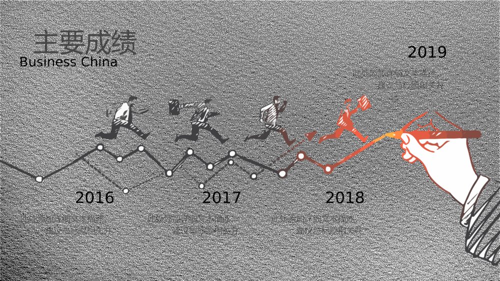 创意手绘年终工作总结汇报PPT模板9