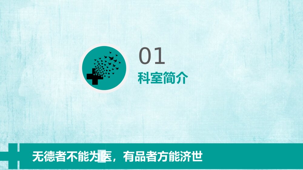 医院科室QCC品管圈PPT模板3
