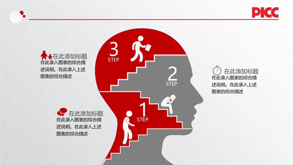 中国人民保险公司中国人保专用PPT模板9