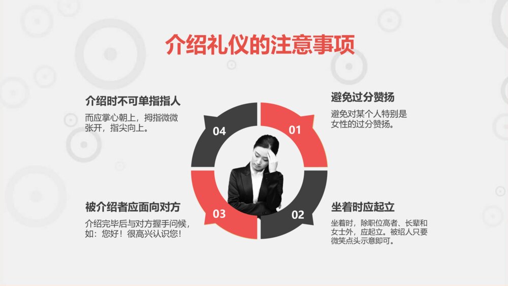 职场职业礼仪文化培训PPT模板7