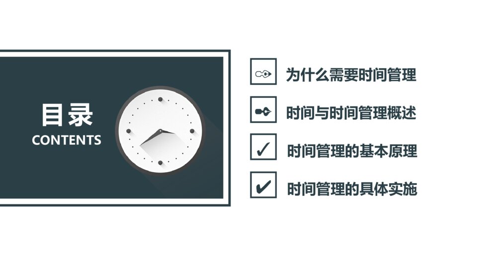 时间管理人力资源培训课件PPT模板2