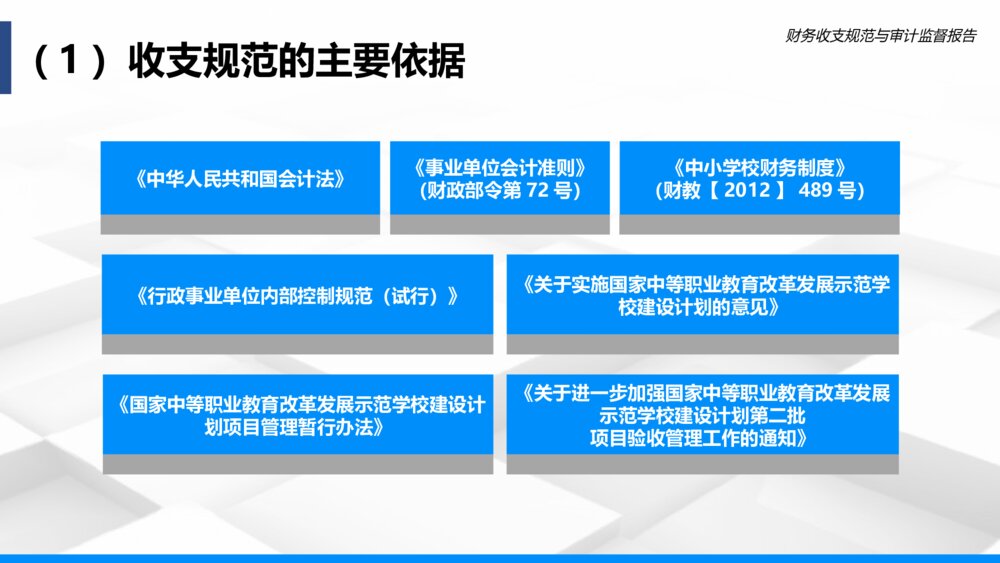 院校财务收支规范与审计监督PPT模板9