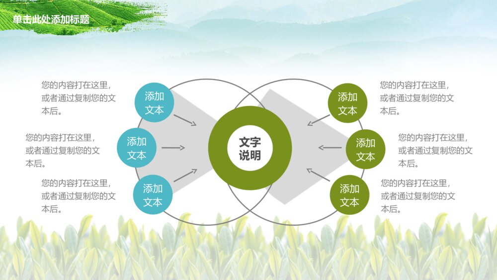 绿色清新茶文化茶礼艺术总结计划交流研讨会动态PPT模板9