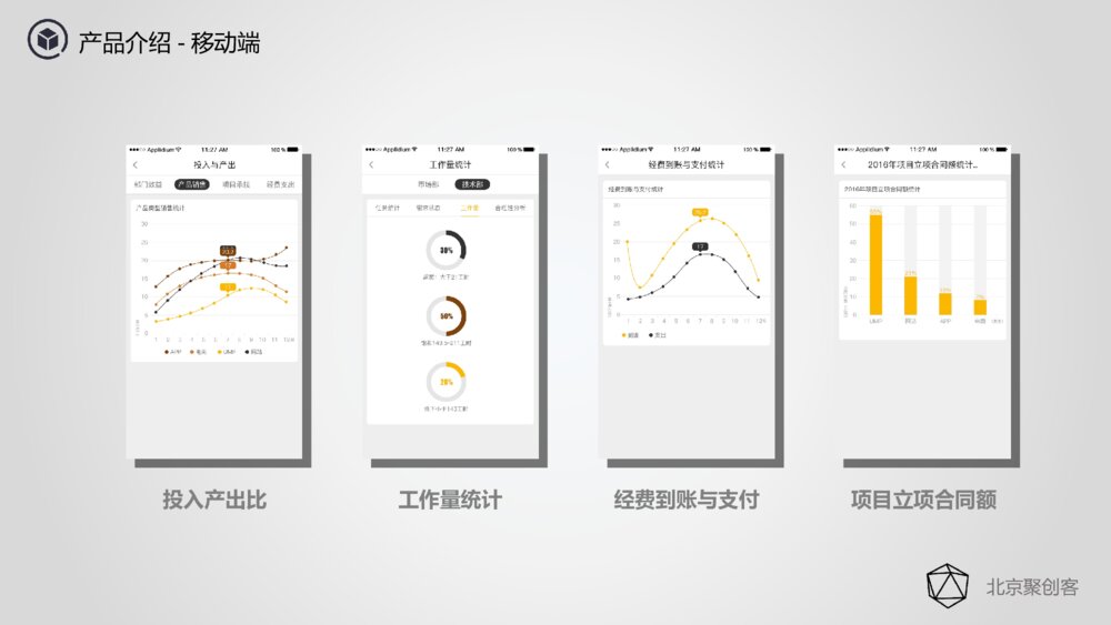 灰色企业服务软件融资商业计划书科技风图文并茂ppt5
