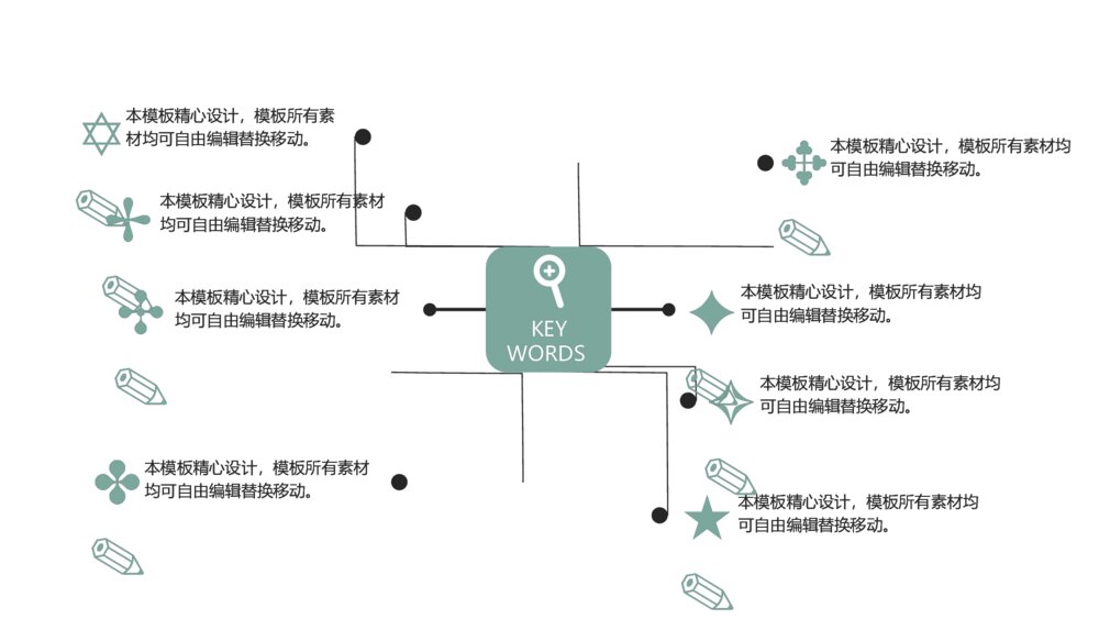 清雅简约风商业计划书通用PPT模板5