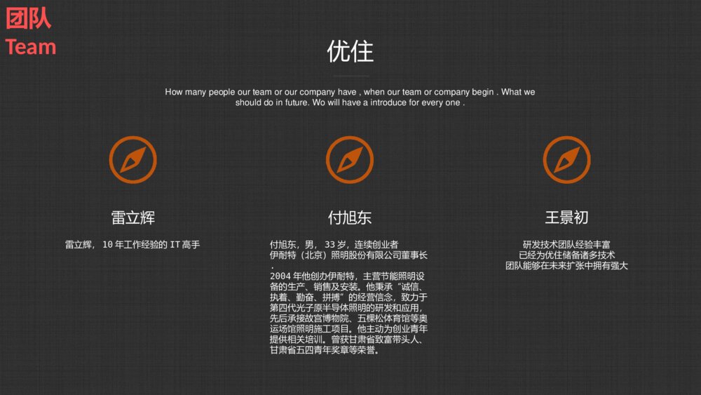 酒店行业精品商业计划书黑色系科技风ppt模板8