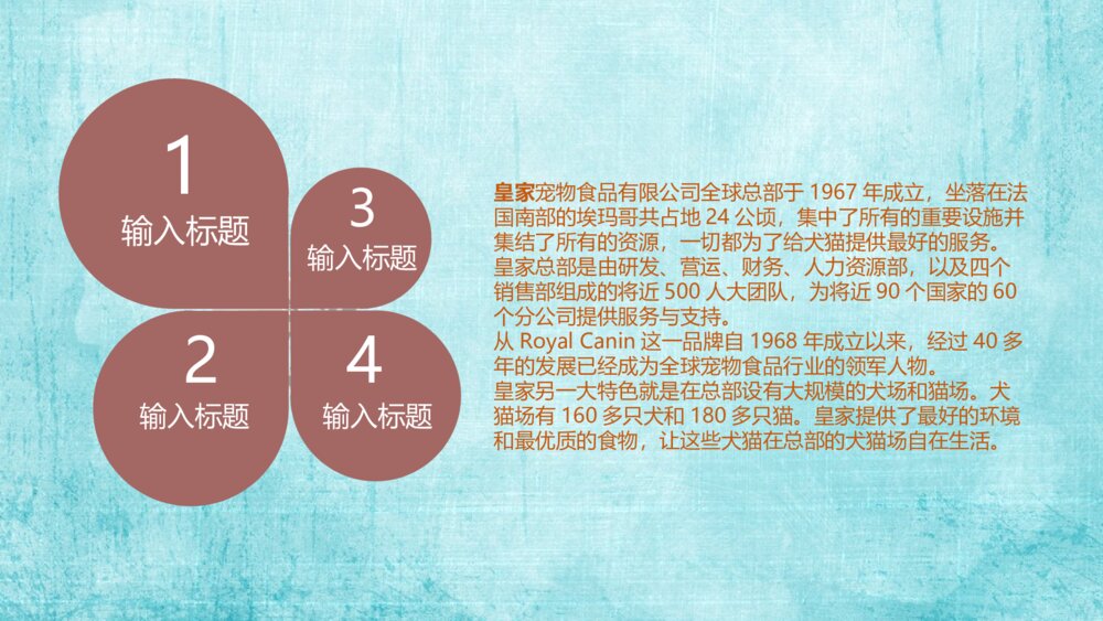 宠物企业精品融资商业计划书温馨淡蓝色ppt模板5