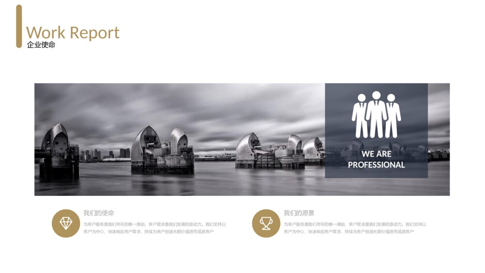 大气金色企业宣传商务展示公司简介PPT5