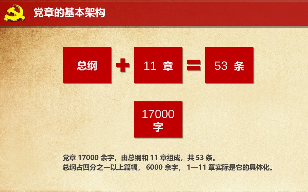 中国共产党新党章学习党章全文解读ppt模板7