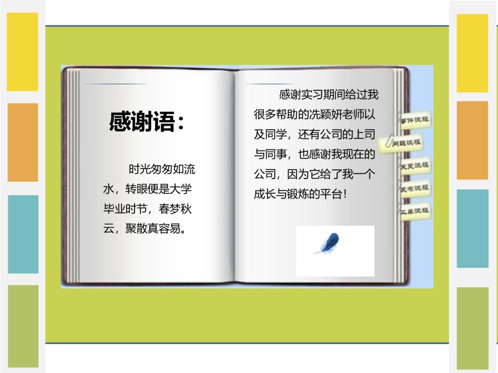 培训助理顶岗实习报告答辩PPT课件下载8
