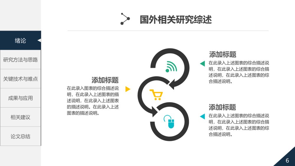 毕业答辩工作总结卡通创意PPT模板下载6
