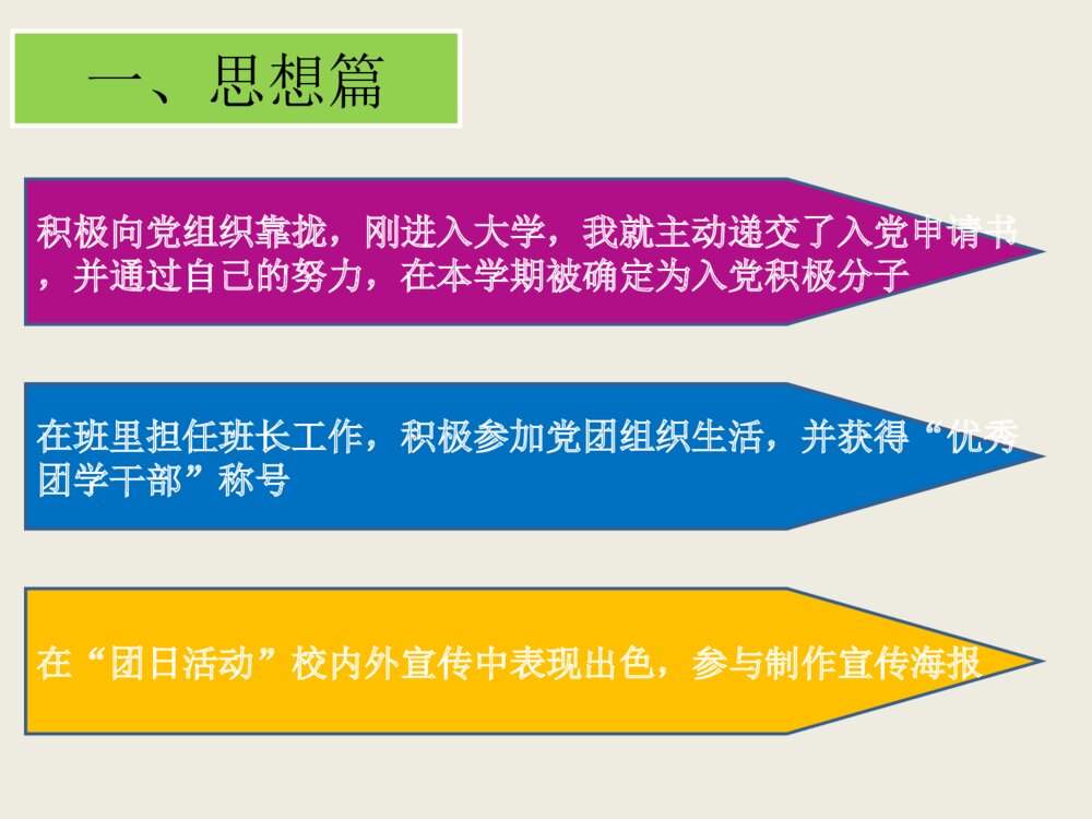 优秀学生干部答辩PPT模板下载4