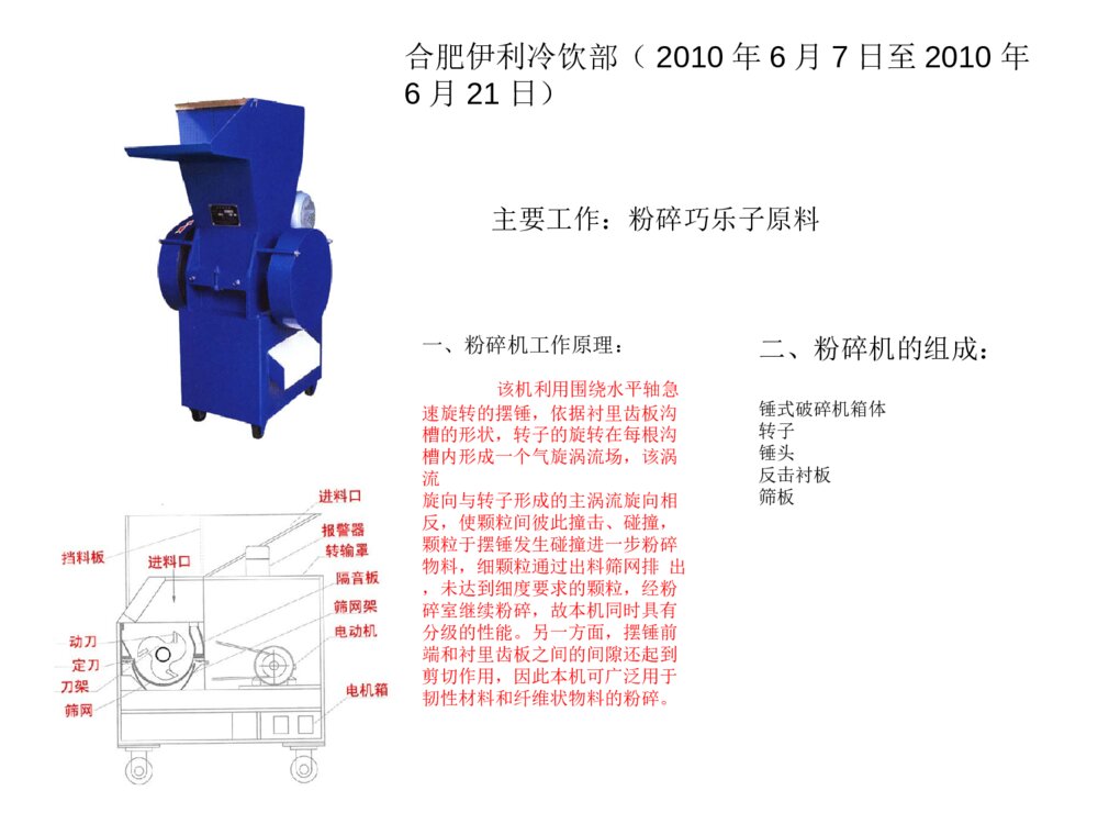 暑期餐饮行业认知实习答辩PPT课件下载2