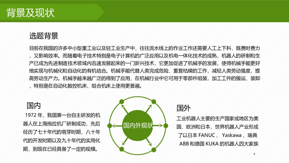 工业机器人发展毕业答辩ppt作品下载4
