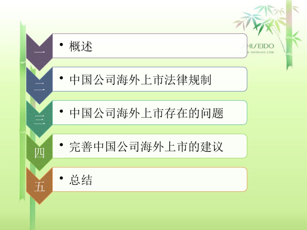 海外上市法律法学毕业答辩ppt课件下载2