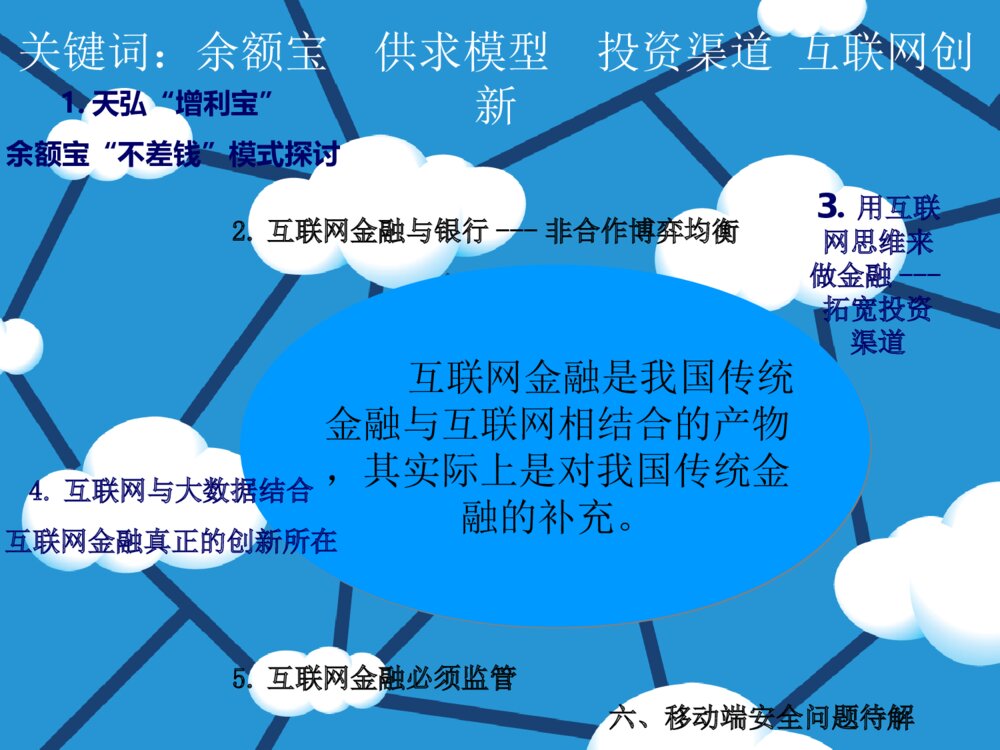 互联网金融科创终期答辩PPT课件下载2