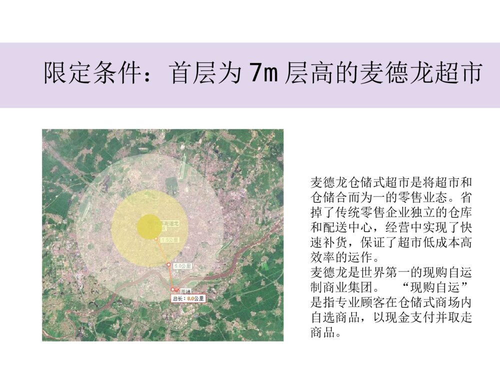 麦德龙超市及商场方案设计建筑学毕业设计答辩PPT课件下载5