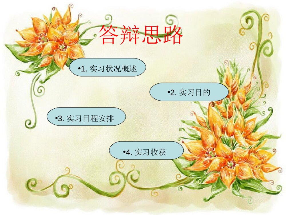 公司法律顾问实习答辩PPT课件下载2