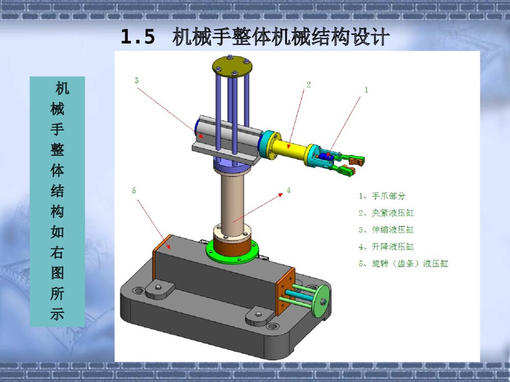 搬运机械手毕业设计答辩PPT课件下载9
