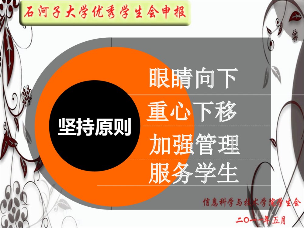 学生会竞选答辩优秀学生会申报ppt下载8
