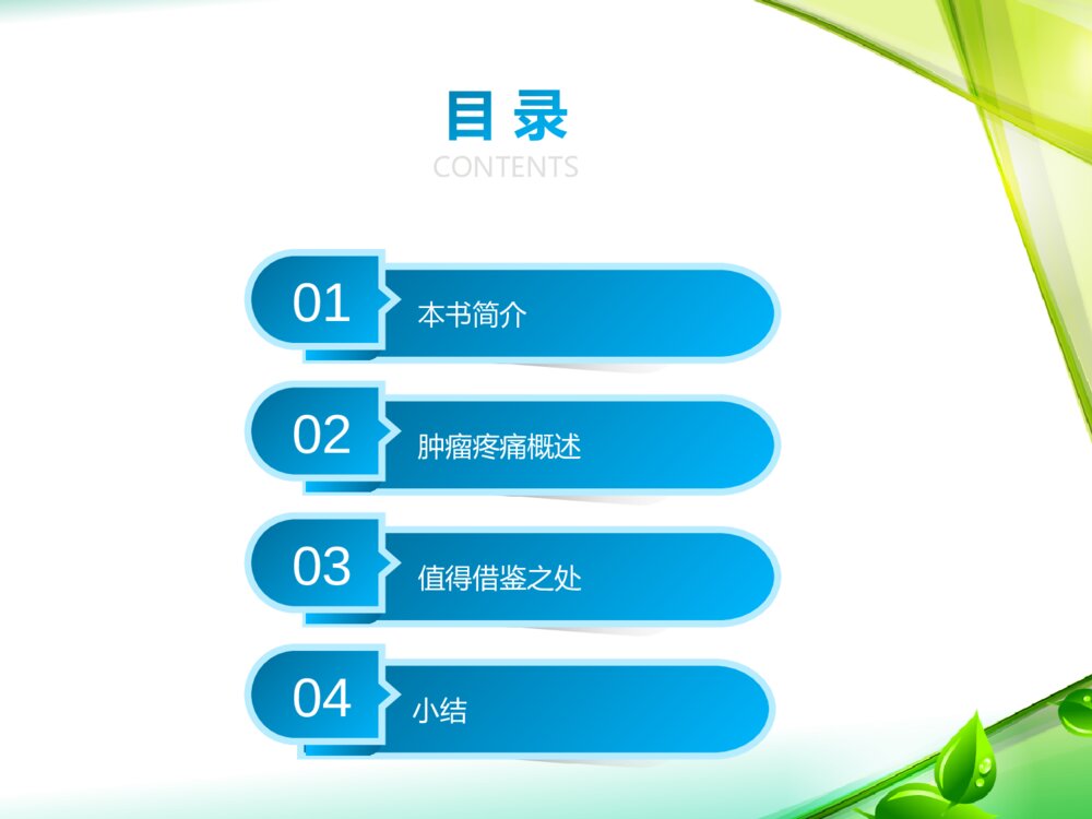 《肿瘤疼痛治疗护理方案》读后感PPT课件下载2