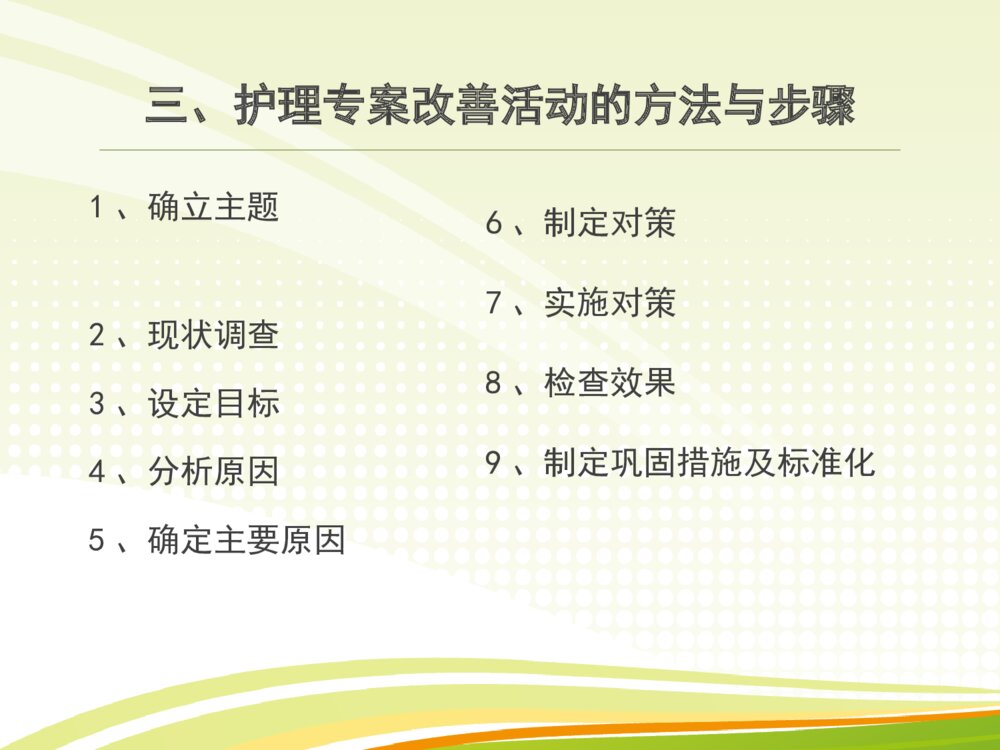 护理专案改善ppt课件下载8