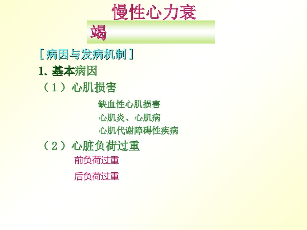 心力衰竭的护理的教学ppt课件下载5