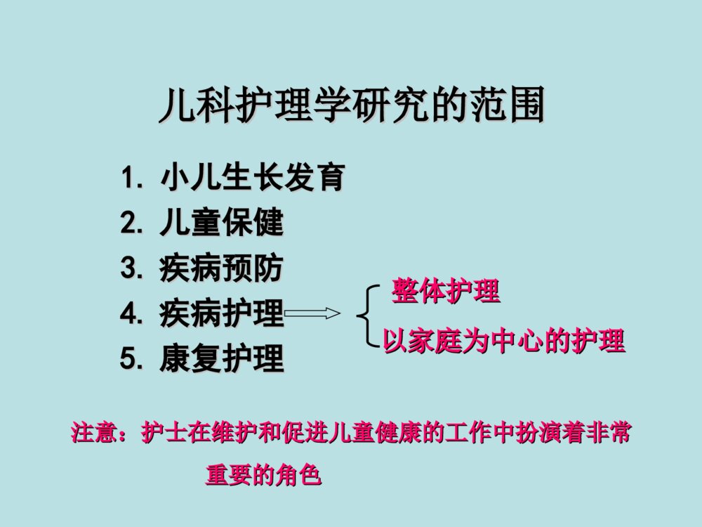 儿科护理学教学ppt4