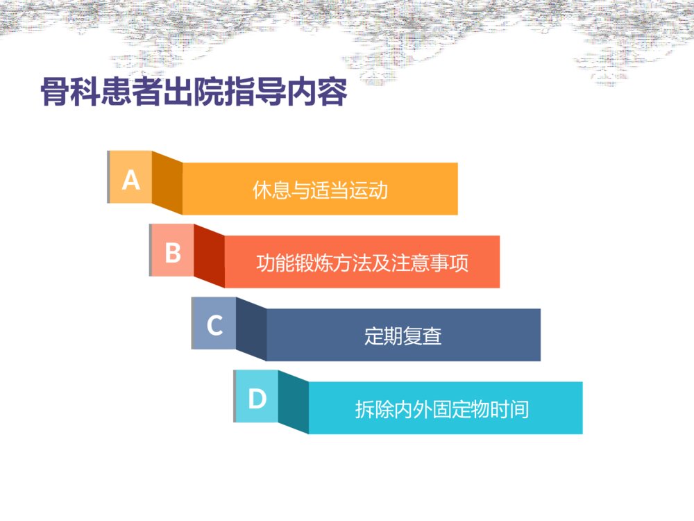 骨科病人的出院指导ppt课件3