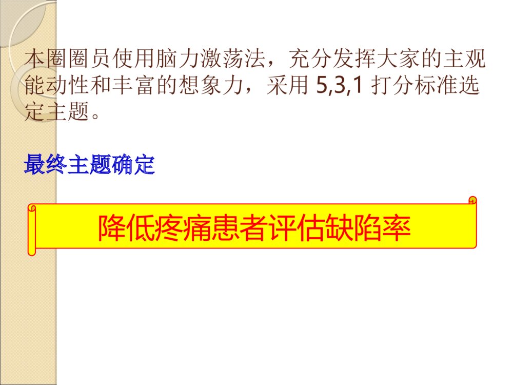 骨科护理QCC品管圈ppt课件10