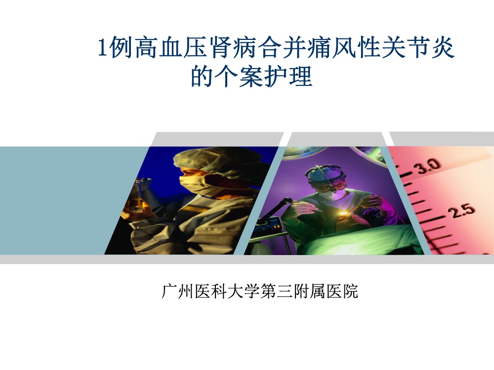 高血压肾病合并痛风性关节炎的个案护理ppt课件1