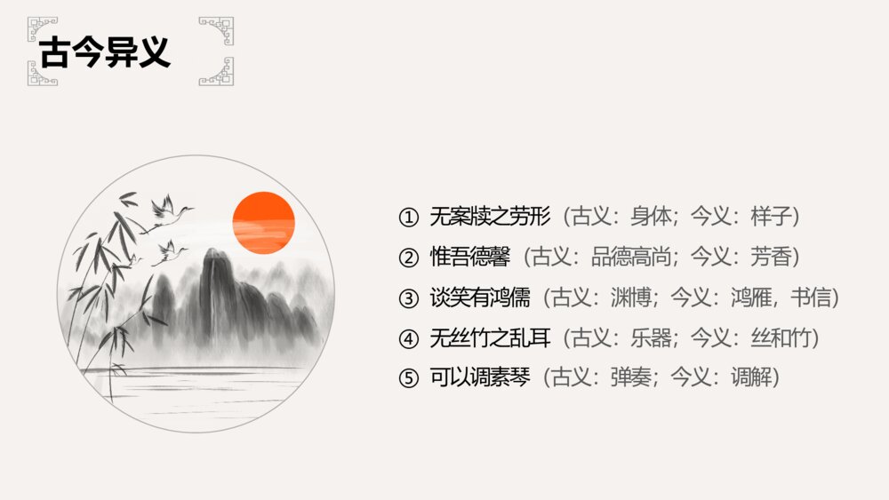 初中语文八年级《陋室铭》教案教学PPT课件8