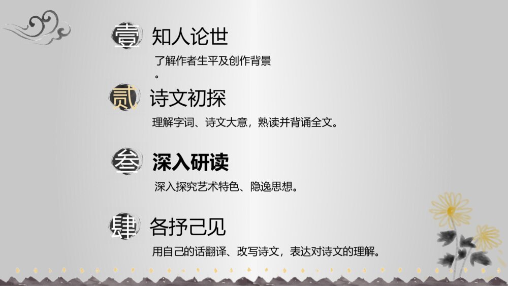 《饮酒》初中语文八年级教案教学PPT课件2