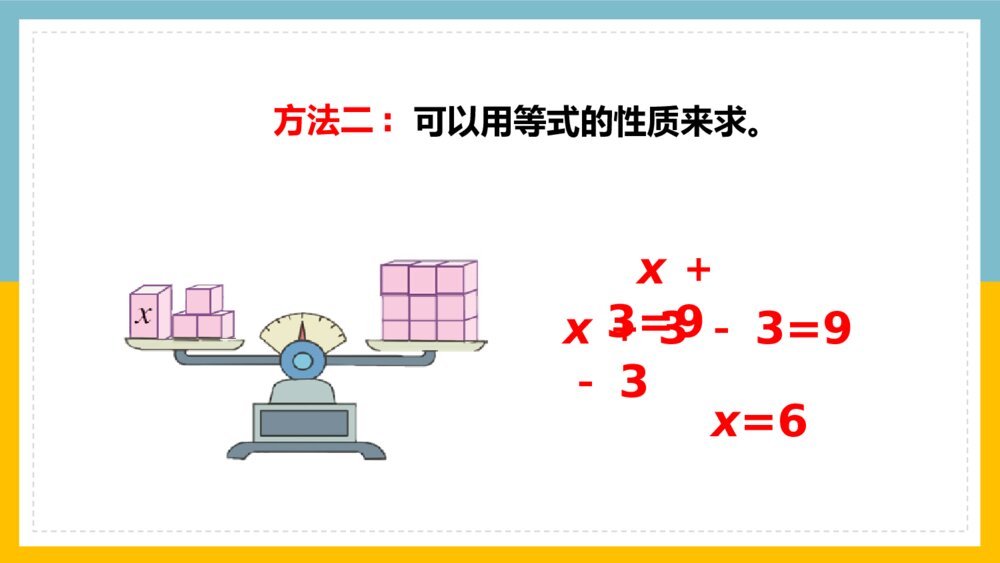 数学五年级上册第五单元《简易方程方程的解》PPT课件8
