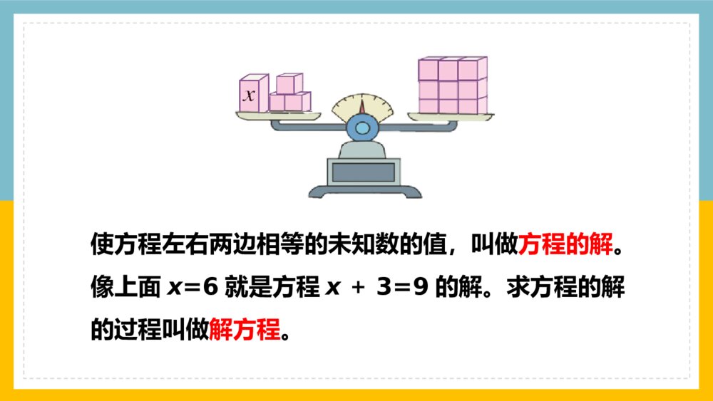 数学五年级上册第五单元《简易方程方程的解》PPT课件10