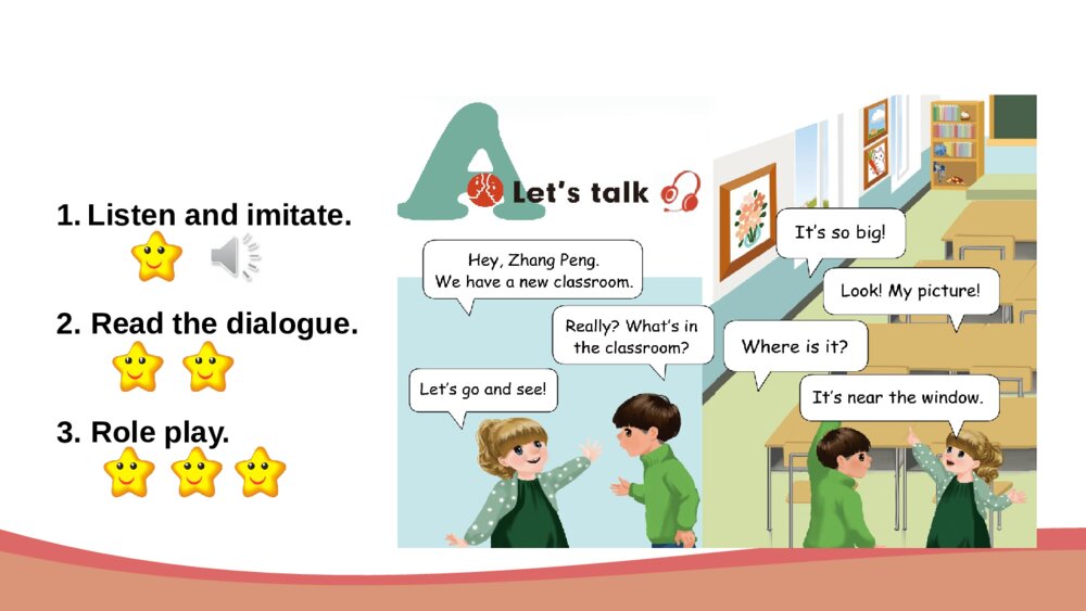 人教英语四年级上册课件Unit 1 Part A Lets talk - Lets play课件10