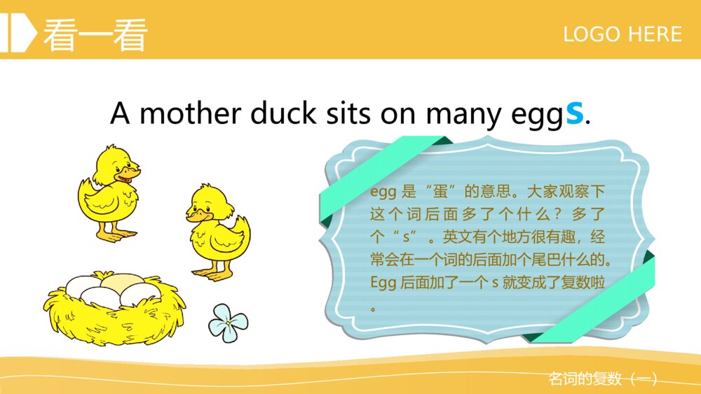 小学英语趣谈语法之《名词的复数一》教学PPT课件2