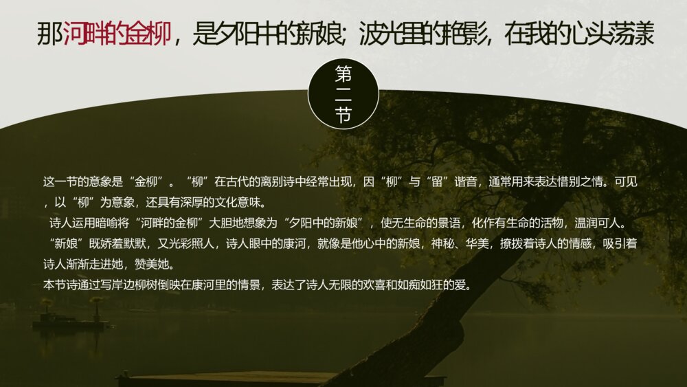 《再别康桥》人教版语文高一必修PPT教学课件10