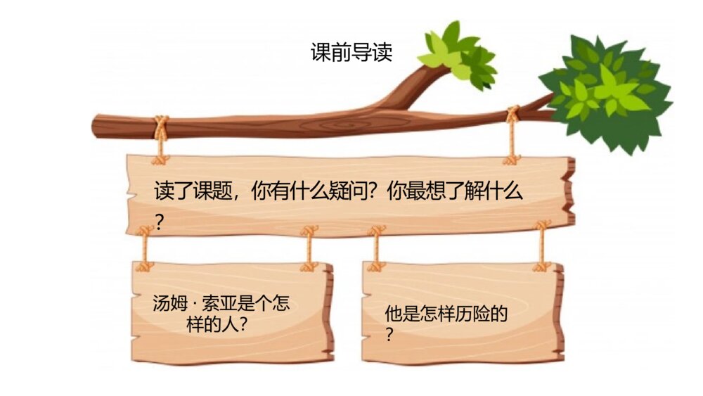 《汤姆索亚历险记》人教版六年级语文教学PPT课件6