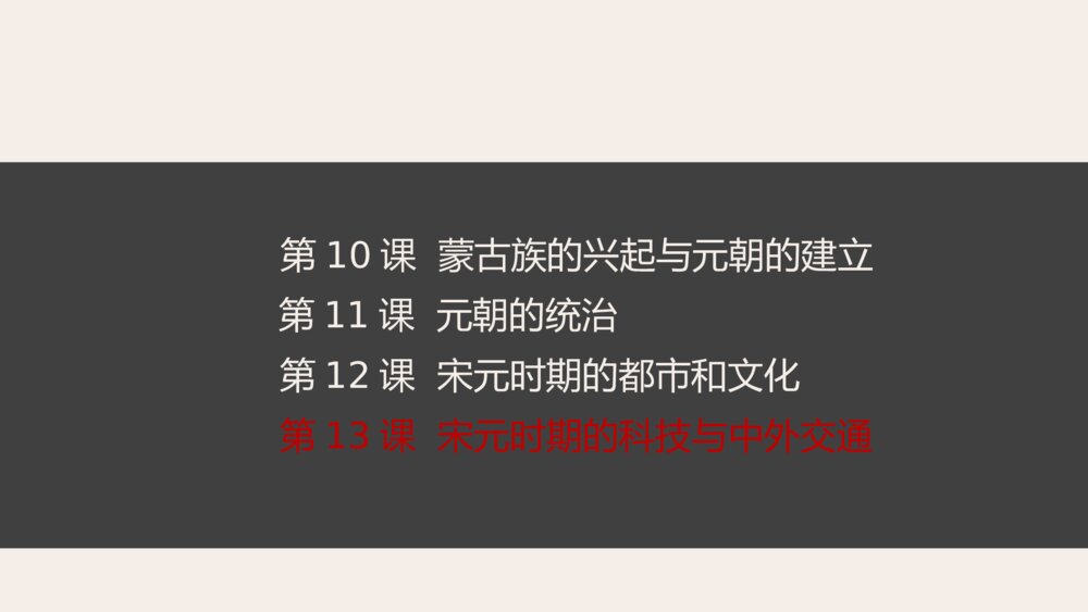 《宋元时期的科技与中外交通》人教历史七年级下第13课教学PPT课件4