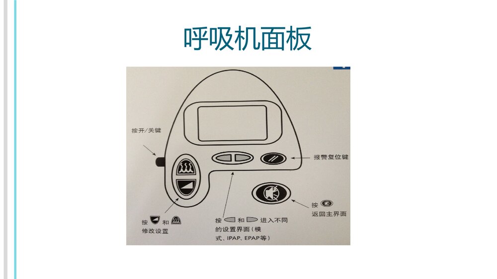 无创呼吸机的使用及操作步骤PPT课件8