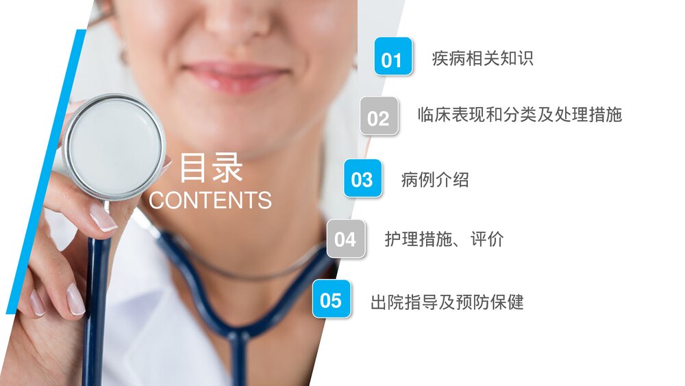 简约商务风肛肠科护理查房PPT课件2